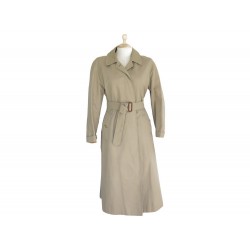 IMPERMEABLE BURBERRYS 10 LONG E81D 38 M EN COTON BEIGE FEMME TRENCH COAT 1500€