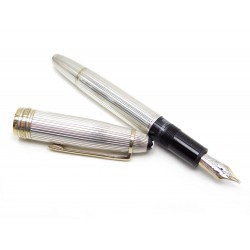 STYLO PLUME MONTBLANC MEISTERSTUCK 146 LEGRAND DOUE SOLITAIRE EN ARGENT PEN 995€