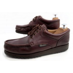 CHAUSSURES PARABOOT BATEAU DERBY 44 EN CUIR MARRON HOMME BROWN SHOES 159€