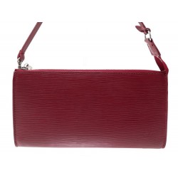 SAC A MAIN LOUIS VUITTON POCHETTE ACCESSOIRES EN CUIR EPI BORDEAUX CLUTCH 560€