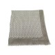 NEUF ECHARPE HERMES MOTIF CHAINE ANCRE CACHEMIRE & SOIE GRISE SCARF GRAY 730€