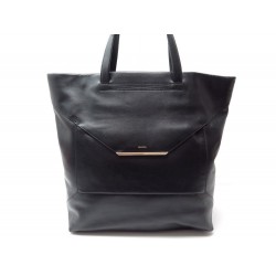 NEUF SAC A MAIN LANCEL CABAS ENVELOPPE GM CUIR NOIR 