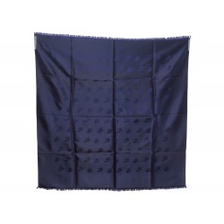 NEUF FOULARD HERMES CALECHE REVERSIBLE EN SOIE BLEUE CARRE 80 CM SILK SCARF 350€