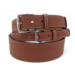  NEUF CEINTURE HERMES CUIR MARRON 