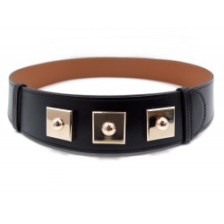 NEUF CEINTURE HERMES CUIR NOIR 