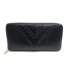 PORTEFEUILLE YVES SAINT LAURENT 177526 CUIR NOIR 