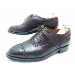 CHAUSSURES ALDEN RICHELIEU MEDALLION 908 9EEE 43 LARGE CUIR BORDEAUX SHOES 450€