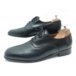 CHAUSSURES JM WESTON 307 RICHELIEU 8D 42 EN CUIR DE CHEVREAU NOIR SHOES 685€