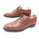 NEUF CHAUSSURES CHURCH'S BALMORAL RICHELIEU 7.5F 41.5 EN CUIR MARRON SHOES 500€