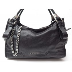  : SAC A MAIN BURBERRY CUIR NOIR 