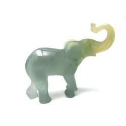 NEUF FIGURINE ANIMALIERE DAUM ELEPHANT EN PATE DE CRISTAL GRIS STATUETTE 650€