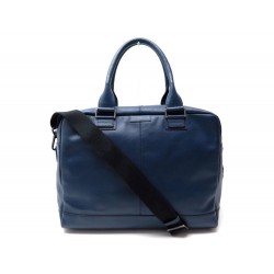 NEUF SACOCHE LE TANNEUR SAC 48H BANDOULIERE CUIR BLEU 