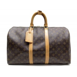 NEUF SAC A MAIN DE VOYAGE LOUIS VUITTON KEEPALL 45 TOILE MONOGRAM HAND BAG 1040€