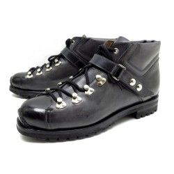 NEUF CHAUSSURES SANTONI QUENNEL II 9 43 BOTTINES EN CUIR GRIS HIKING BOOTS 1160€