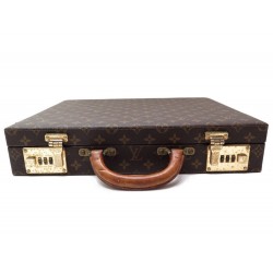 VALISE LOUIS VUITTON ATTACHE CASE 42CM EN TOILE MONOGRAM BUSINESS CLASSEUR 4800€