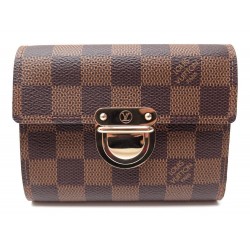 NEUF PORTEFEUILLE LOUIS VUITTON KOALA EN TOILE DAMIER EBENE BROWN WALLET 565€