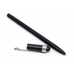 STYLO BILLE MONTBLANC SCENIUM PIX EN METAL NOIR + BOITE BLACK BALLPOINT PEN 410€