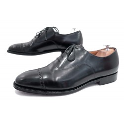 CHAUSSURES CHURCH'S BELMONT RICHELIEU 10F 44 CUIR NOIR HOMME BLACK SHOES 590€