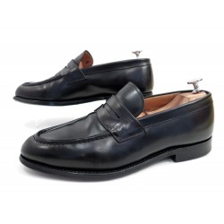 CHAUSSURES CHURCH'S DARWIM MOCASSINS 8.5F 42.5 CUIR NOIR BLACK LOAFER SHOES 590