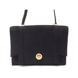 SAC A MAIN HERMES SUEDE NOIR 