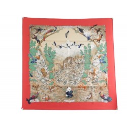 NEUF FOULARD HERMES SICHUAN SOIE 