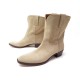 NEUF CHAUSSURES GUCCI 171084 40 40.5 BOTTINES EN VEAU VELOURS BOOTS COWBOY 850€