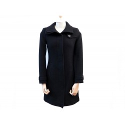 MANTEAU BURBERRY BRIT RUSHWORTH 376167 CABAN 3/4 36 S LAINE CACHEMIRE COAT 880