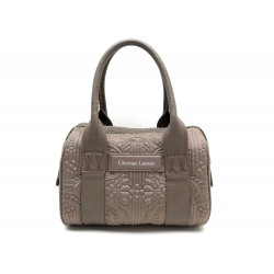 NEUF SAC A MAIN CHRISTIAN LACROIX MCL41037803 EN TOILE & CUIR TAUPE HANDBAG 359€