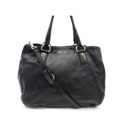  SAC A MAIN PRADA NAPLACK TOTE CABAS BR4083 CUIR NOIR 