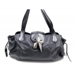 SAC A MAIN THIERRY MUGLER ZENITH 8 44 CM CUIR NOIR LEATHER HAND BAHG PURSE 160€