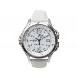 NEUF MONTRE HAMILTON KHAKI NAVY GMT H775950 42 MM AUTO CHRONO BLANCHE WATCH 980€