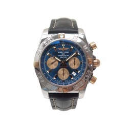 MONTRE BREITLING CHRONOMAT B01 IB0110 44 MM AUTO CHRONO ACIER & CUIR CROCO 7860€