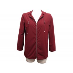 NEUF VESTE BLOUSON LORO PIANA T 38 M A CAPUCHE BORDEAUX OUTERWEAR JACKET 1450€