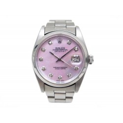 MONTRE ROLEX OYSTER PERPETUAL DATEJUSTE INDEX DIAMANTS 