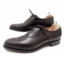 NEUF CHAUSSURES CHURCH'S DUBAI 9F 43 RICHELIEU OXFORD EN CUIR MARRON SHOES 490€