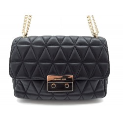 SAC A MAIN MICHAEL KORS SLOAN MATELASSE 30S7GSLL3L BANDOULIERE CURI NOIR 375€