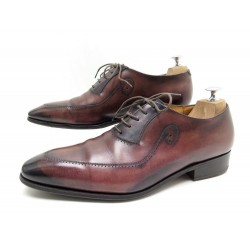 NEUF CHAUSSURES JM WESTON 435 RICHELIEU CONTI ARABESQUE 9E 43 CUIR PATINE 790€