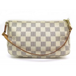 SAC A MAIN LOUIS VUITTON POCHETTE ACCESSOIRES TOILE DAMIER AZUR CLUTCH BAG 400€