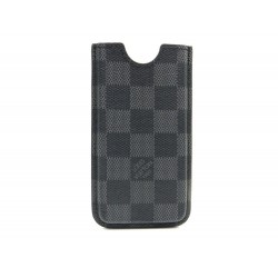 NEUF ETUI IPHONE 5 LOUIS VUITTON N63184 EN TOILE DAMIER GRAPHITE PHONE CASE 225€