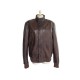 VESTE MATCHLESS TAILLE 52 XL BLOUSON EN CUIR MARRON MOTO BIKER JACKET 1219€