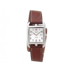 MONTRE HERMES CAPE COD DOUBLE TOUR GM CC1.710 40 MM AUTOMATIQUE ACIER CUIR 3500€