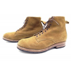 CHAUSSURES YUKETEN ERIC BOTTILLONS BBFM3 10E US 44 FR EN DAIM MARRON SHOES 415€