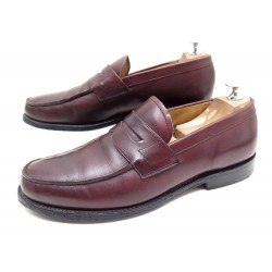 CHAUSSURES CHURCH'S WESLEY MOCASSINS 8F 42 EN CUIR BORDEAUX LOAFERS SHOES 520€