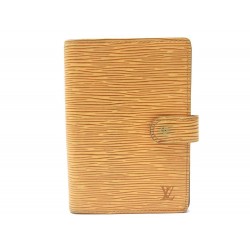 COUVERTURE PORTE AGENDA LOUIS VUITTON FONCTIONNEL EN CUIR EPI JAUNE DIARY 290€