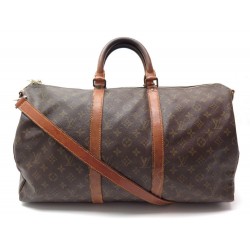 VINTAGE SAC DE VOYAGE A MAIN LOUIS VUITTON KEEPALL 50 MONOGRAM 