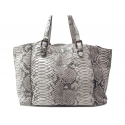 NEUF SAC A MAIN GERARD DAREL SIMPLE BAG CABAS EN CUIR DE PYTHON TOTE PURSE 980€