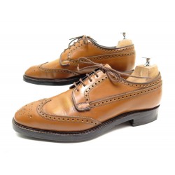 CHAUSSURES CHURCH'S GRAFTON DERBY 8F 42 BOUT FLEURI CUIR MARRON SHOES 690€