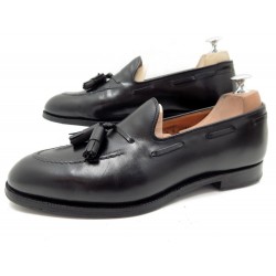 CHAUSSURES CROCKETT & JONES CAVENDISH MOCASSINS A PAMPILLES 8E 42 CUIR NOIR 525€