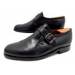 CHAUSSURES JM WESTON 531 MOCASSINS BOUCLE 7.5E 41.5 CUIR NOIR LOAFER SHOES 755€