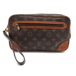 VINTAGE POCHETTE A MAIN LOUIS VUITTON MARLY EN TOILE MONOGRAM LV POUCH BAG 500€